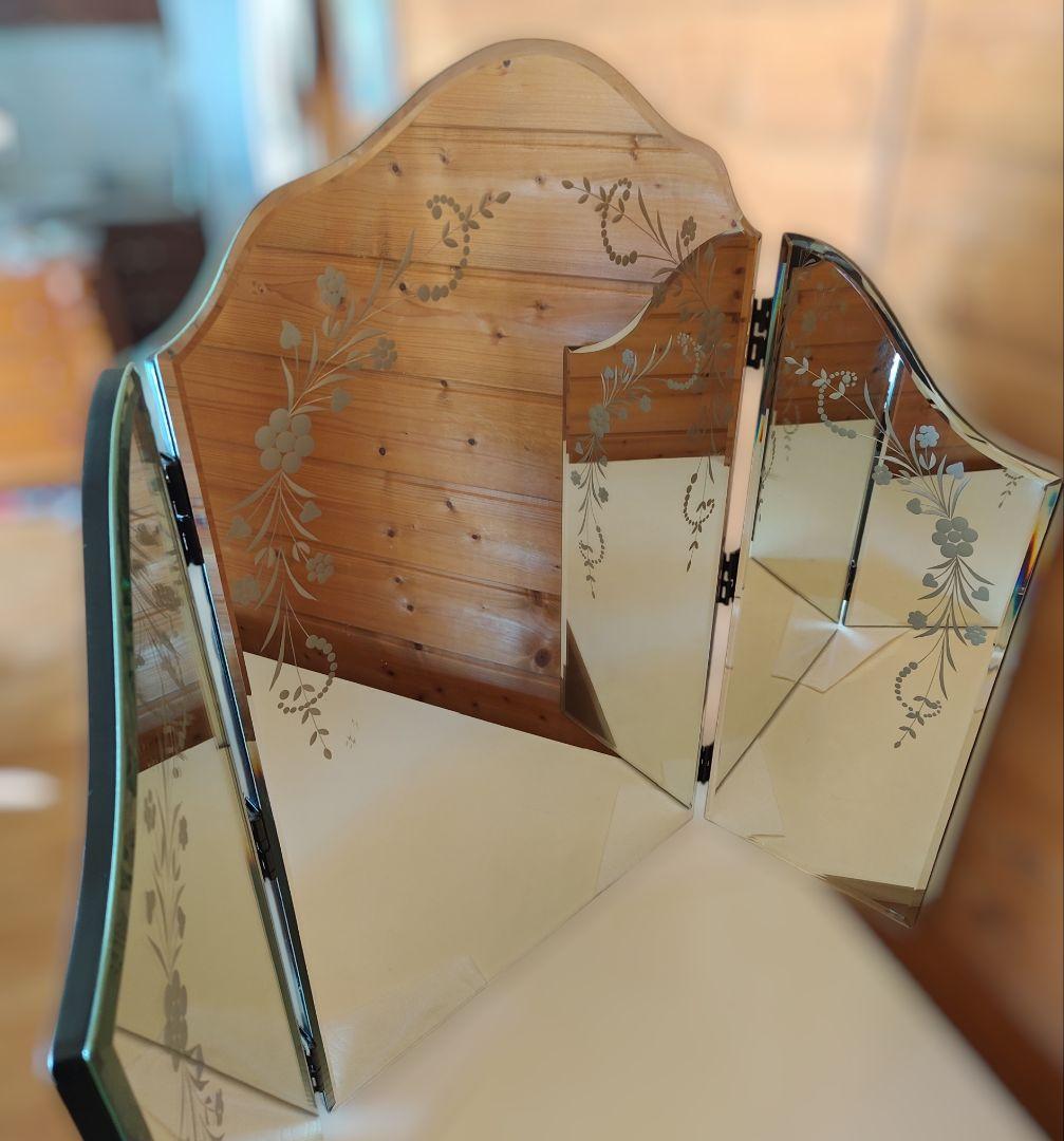 希少 ローラアシュレイ ベネチアン 三面鏡 ドレッサー 鏡台 廃盤モデル