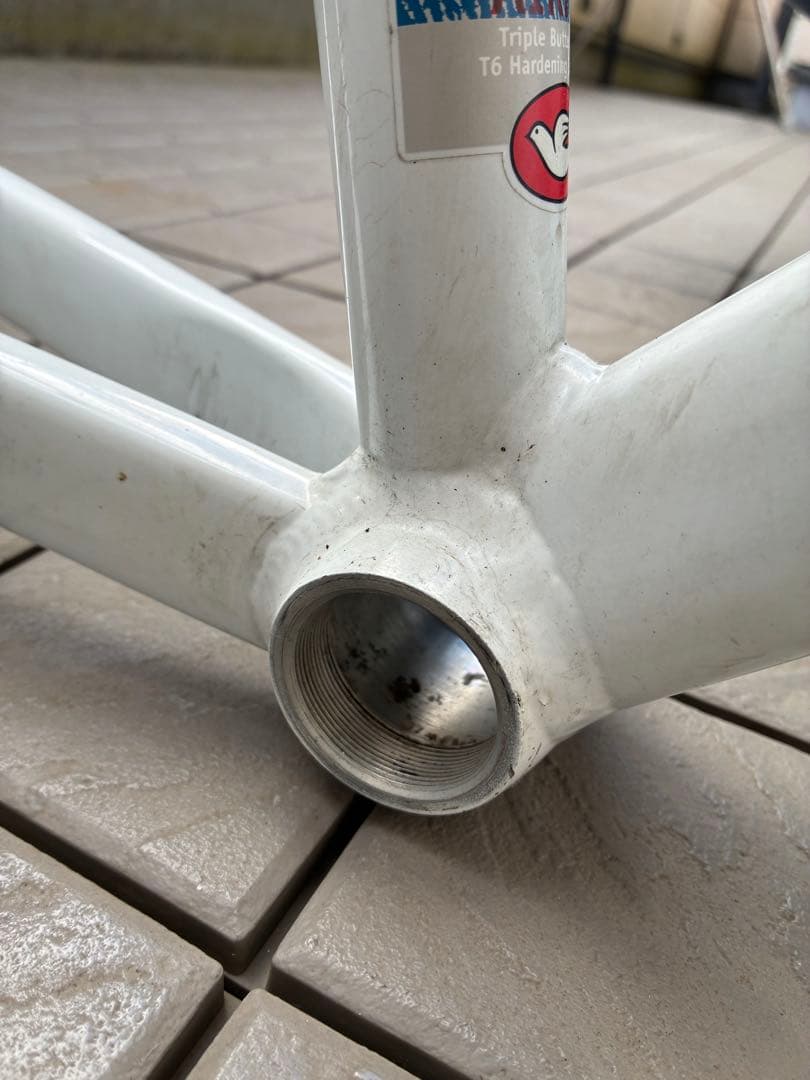 Cinelli Vigorelli 2012 ホワイト/ブルー ブレーキ加工あり