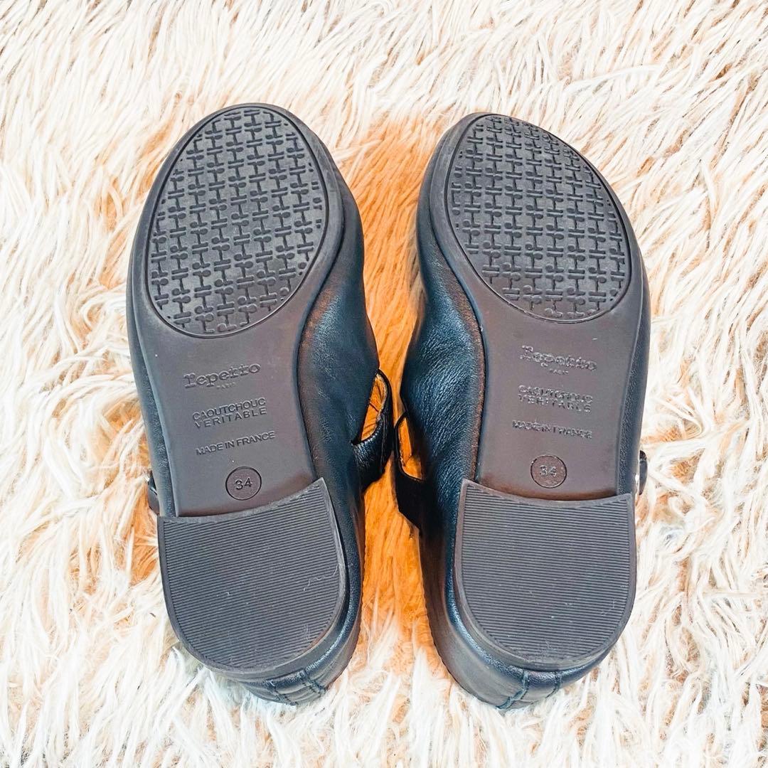 【美品】repetto レペット Mary-Jane バックル フラットシューズ