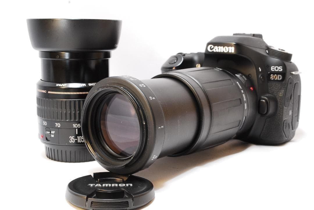 TAMRON 超望遠レンズ✨キヤノン EOS 80D✨️ダブルレンズ 美品 動画
