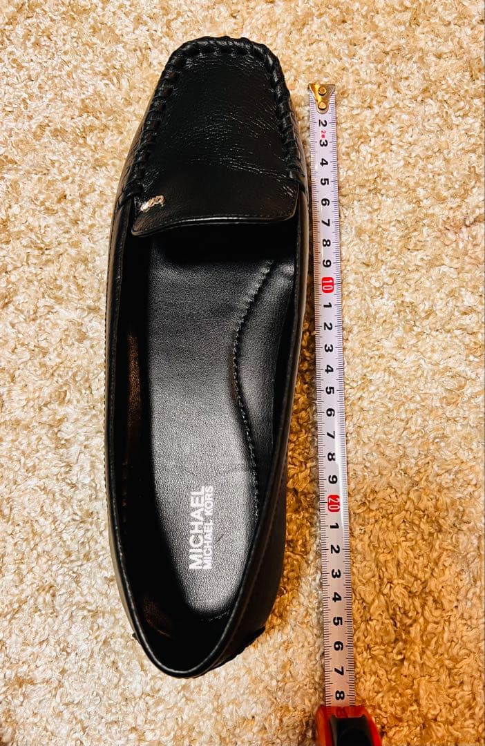 新品未使用　MICHAEL KORS ブラック モカシン