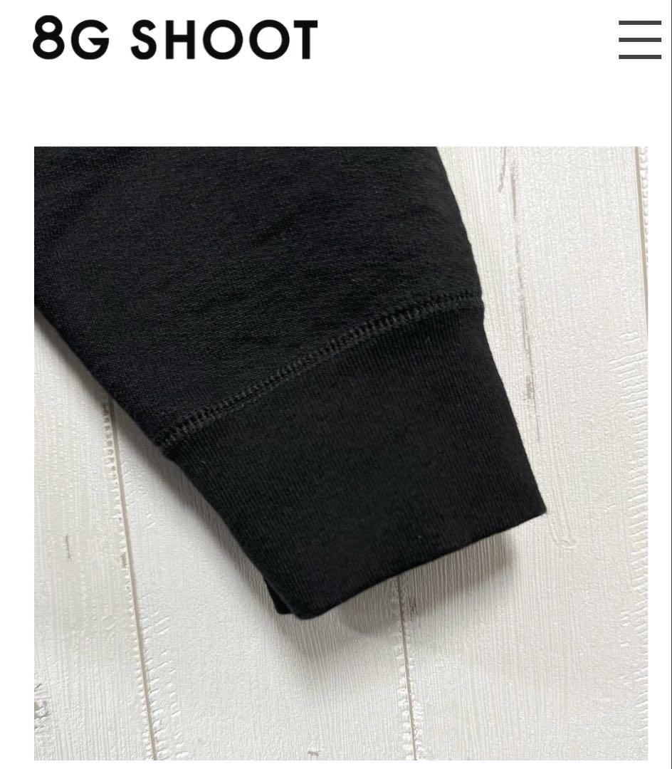 8G SHOOT パーカー　XL ブラック　新品未使用