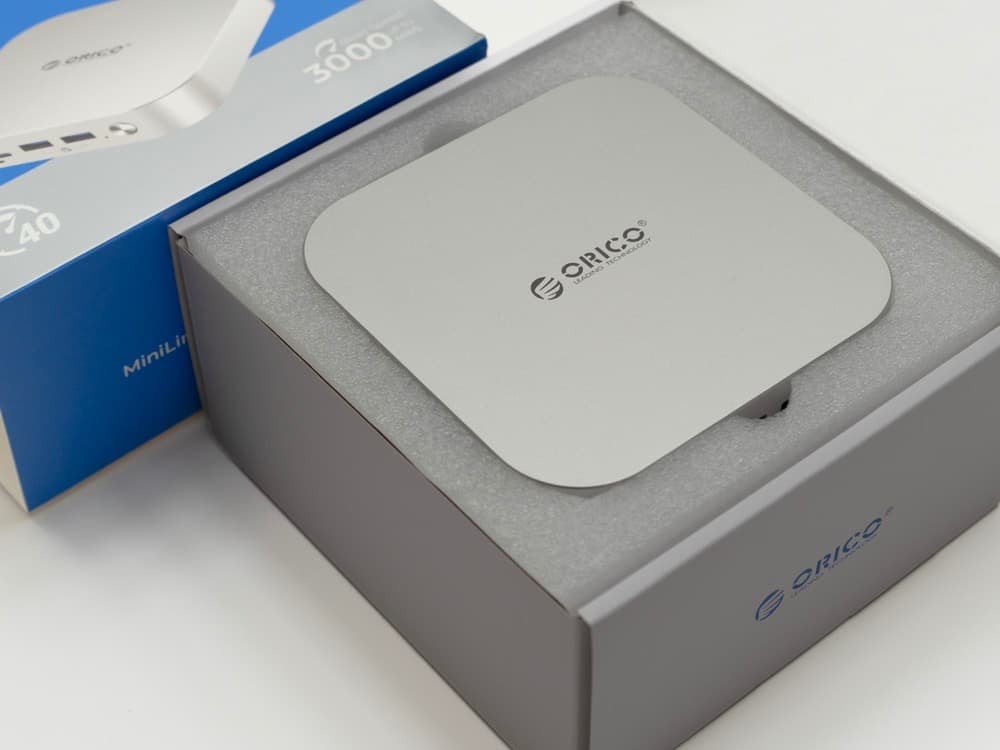 Macデスクトップ ORICO MiniLink M2SSD X2 RAID USB4 40Gbps