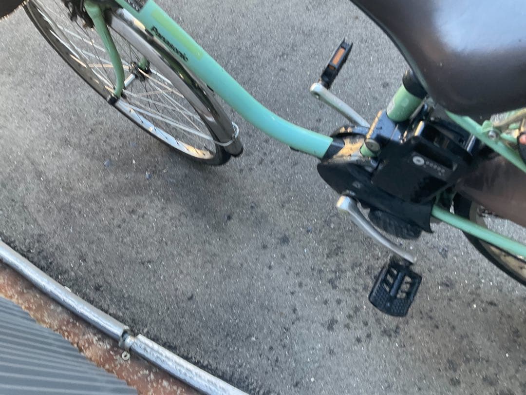 パナソニック最新機種電動アシスト自転車viviDX26インチグリーン系ボディー