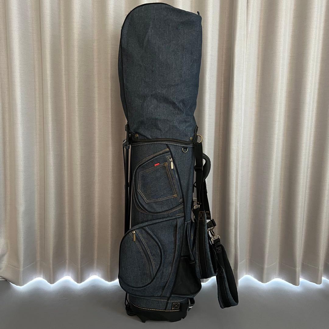 19golf ジュークゴルフ　キャディバッグ デニム　自立　スタンド