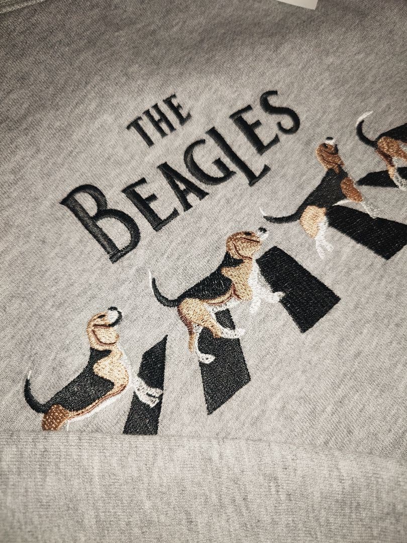 Vin \"THE BEAGLES\" 刺繍スウェット