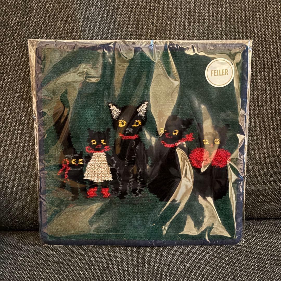 【FEILER】くろねこのなかのくろねこ2色セット くらはしれい コスメキッチン