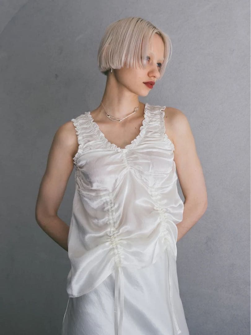 最終値下げ　sahara Gather Shirring Top