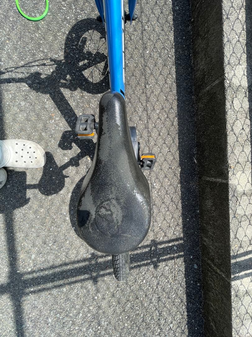 田んぼ様STRIDER 14x バランスバイク 青　正規キックスタンド付