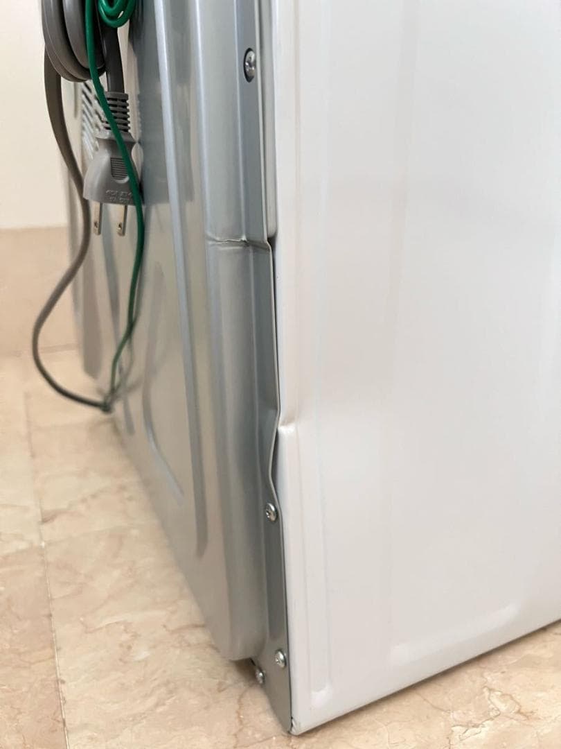 日立 衣類乾燥機 5.0kg ピュアホワイト DE-N50HV 風乾燥 凹みあり