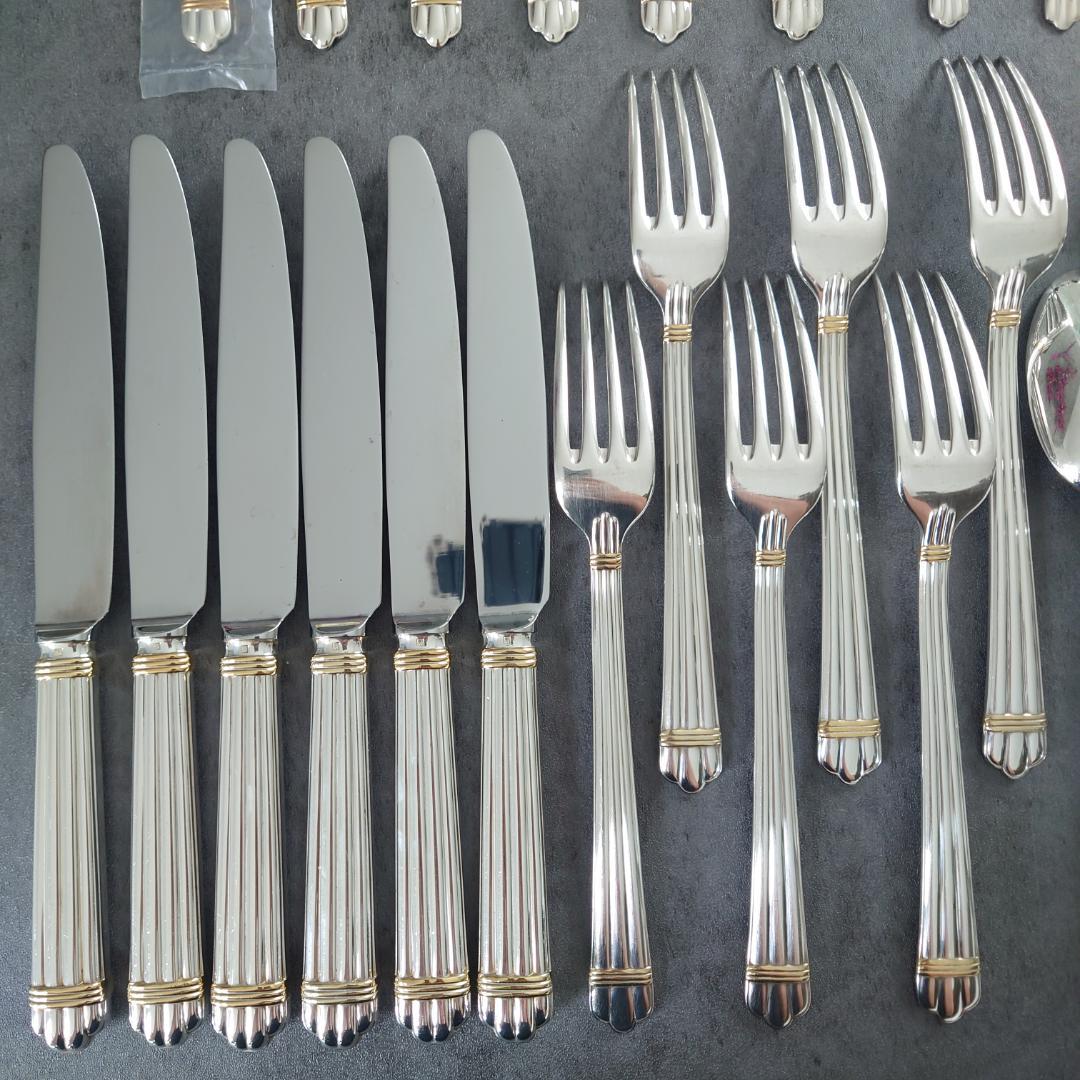 美品 クリストフル アリアゴールドリング 未開封含む 30点 箱付き