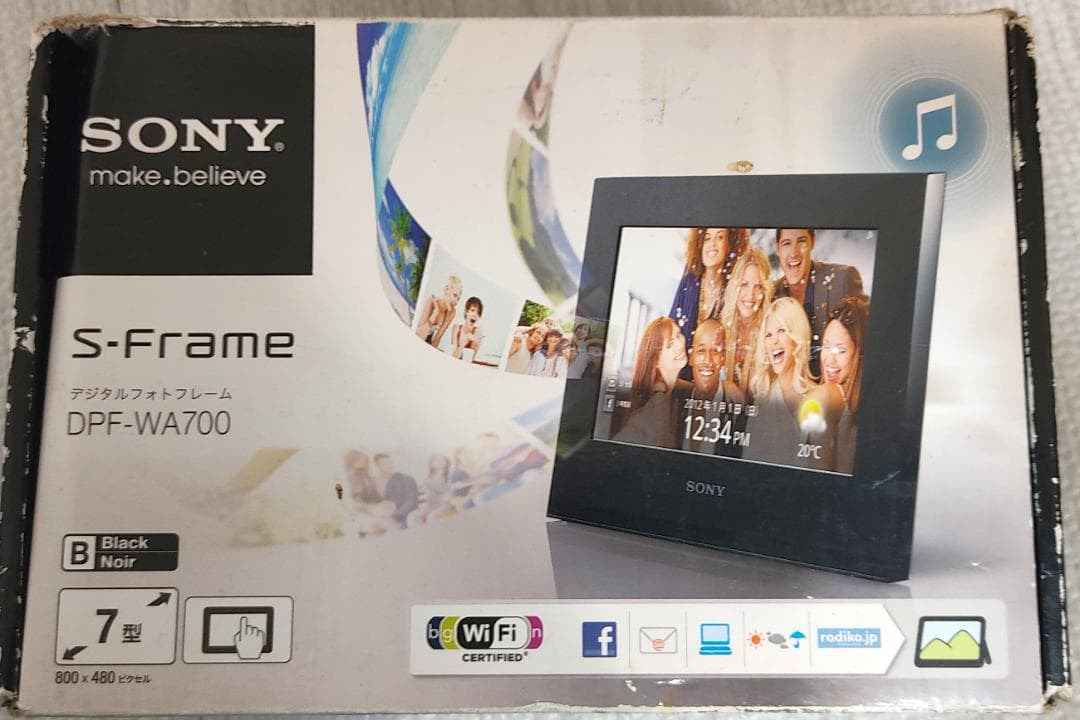 SONY S-Frame DPF-WA700 7インチ（ブラック）［中古品］