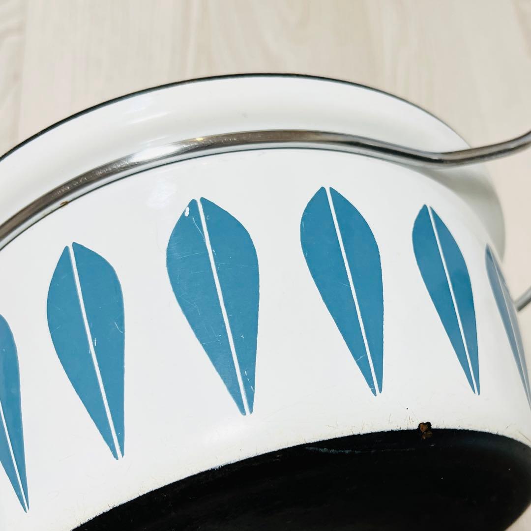 【希少品】北欧ビンテージ キャサリンホルム ホーロー鍋 22cm