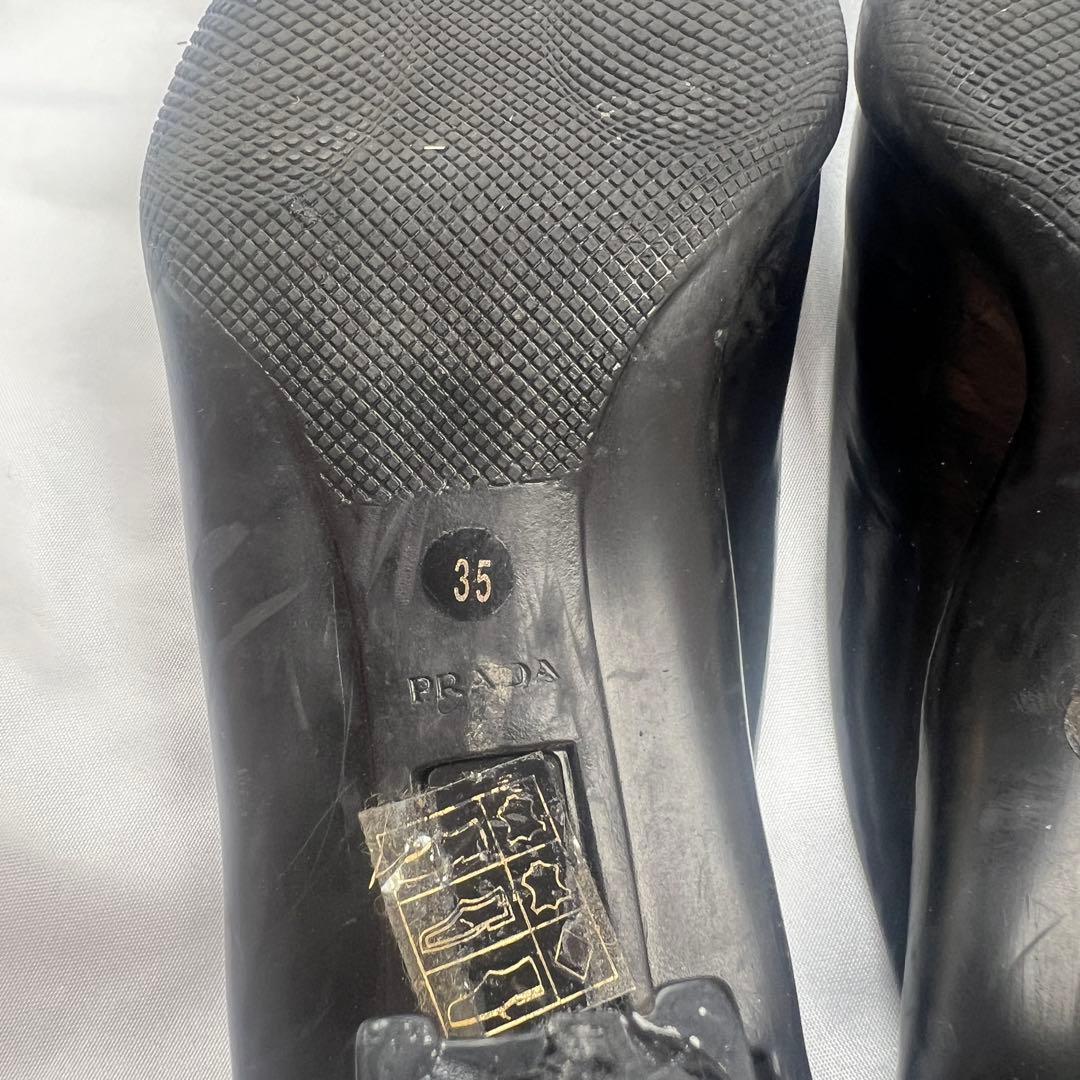 靴 Arcive PRADA leather mules black