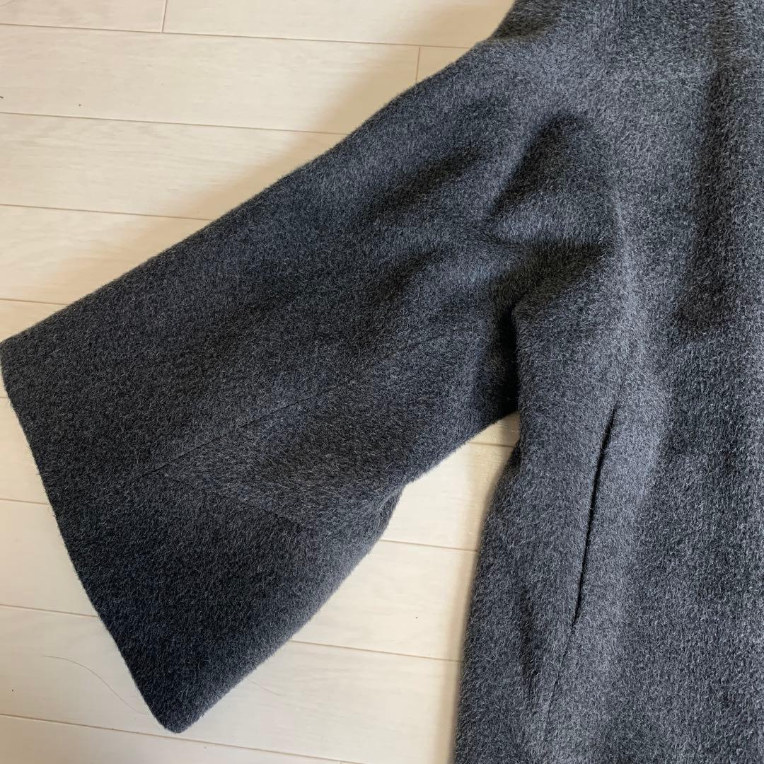 SLADKY 和装スラドキー mima 女優コート アルパカ70%ウール30%