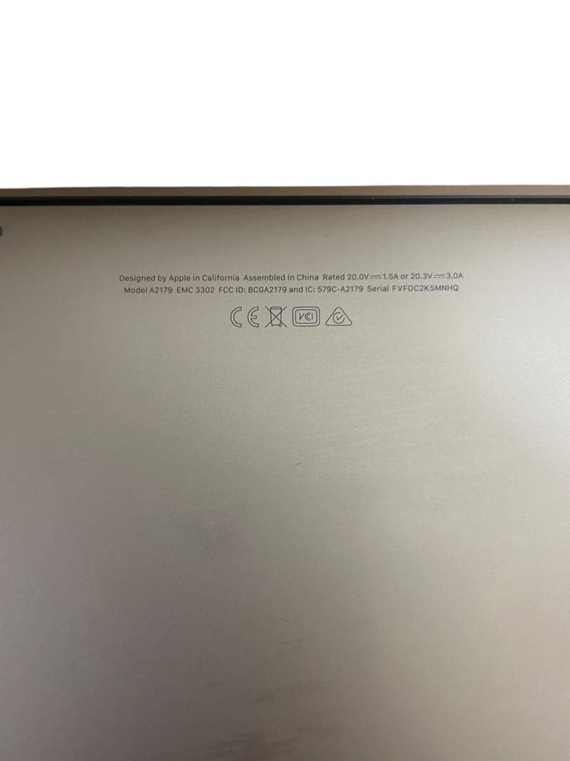 MacBook本体 Apple MacBook Air Retina 13-inch 2020