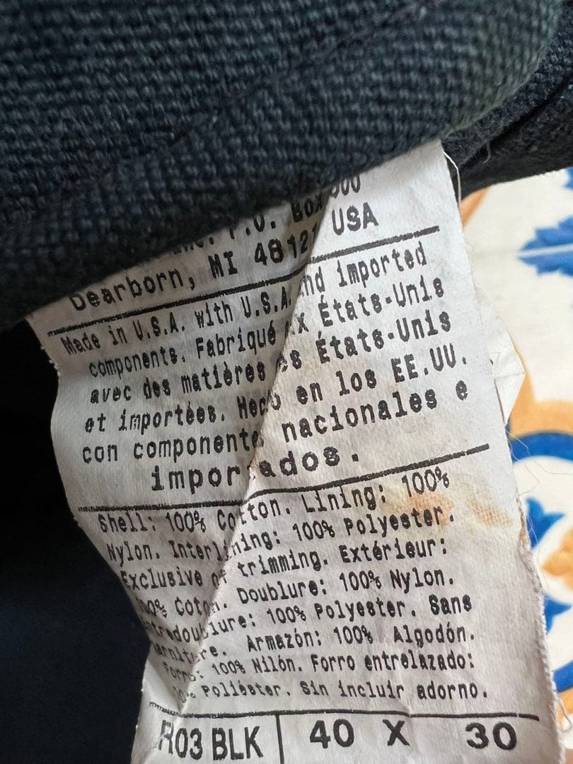 USA製 輸入古着 Carhartt ブラックオーバーオール