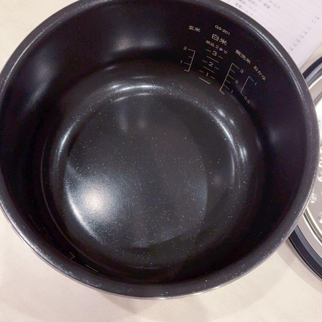 【美品】BALMUDA K08A-BK バルミューダ 炊飯器