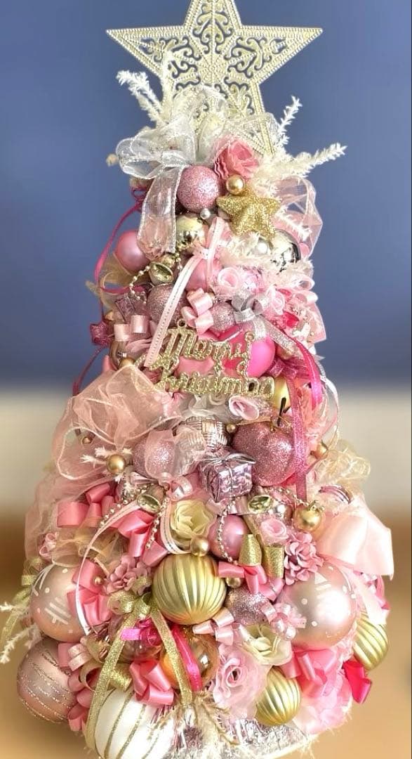ピンククリスマスツリー！55センチ❣️ミッチー❣️