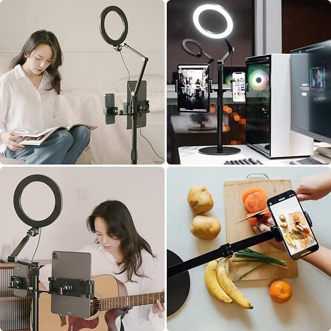 viozon 3-in-1 Selfieタブレット&携帯電話ライブスタンド
