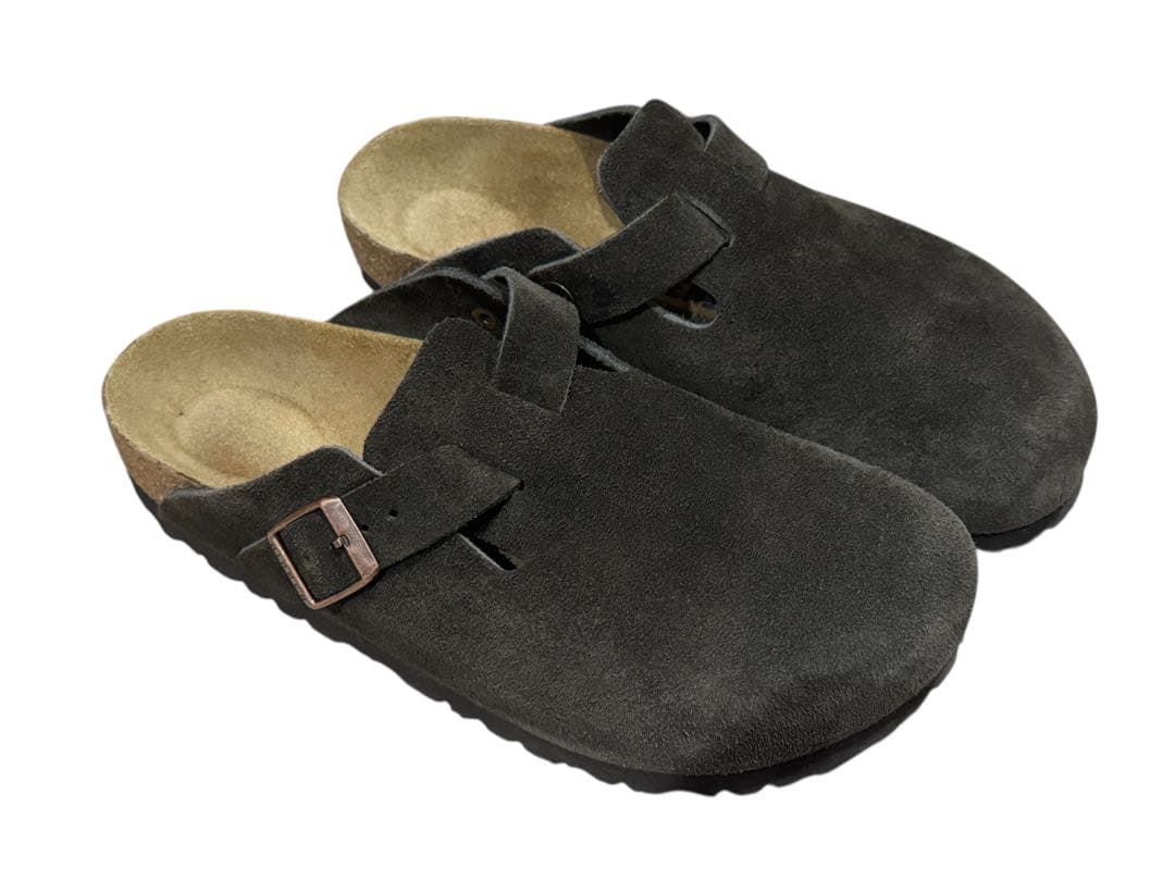 Birkenstock ビルケンシュトック　ボストン　スエード　モカ　36 茶