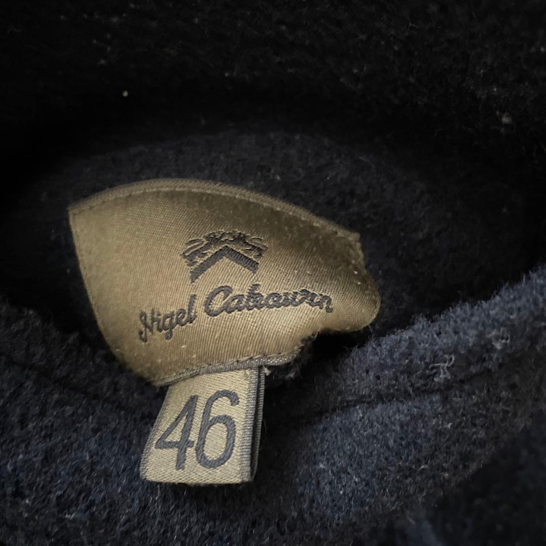 Nigel Cabourn リバーシブルダッフルコート 迷彩×ネイビー 46