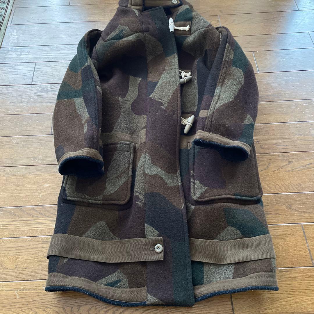 Nigel Cabourn リバーシブルダッフルコート 迷彩×ネイビー 46