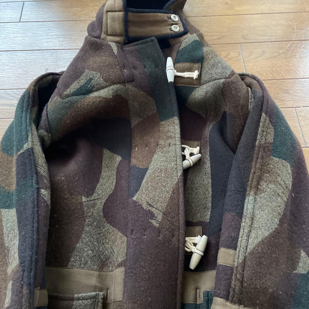 Nigel Cabourn リバーシブルダッフルコート 迷彩×ネイビー 46