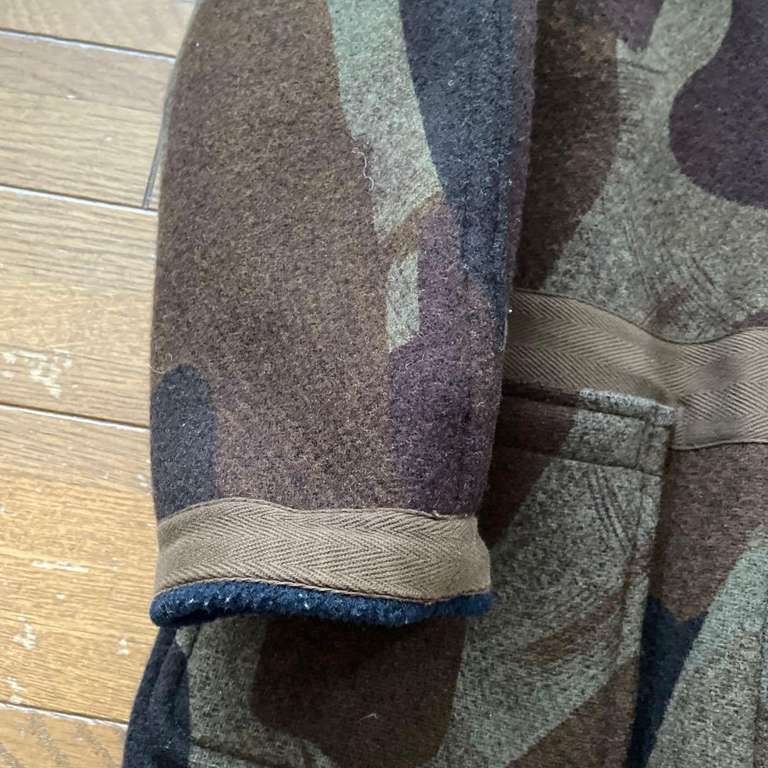 Nigel Cabourn リバーシブルダッフルコート 迷彩×ネイビー 46