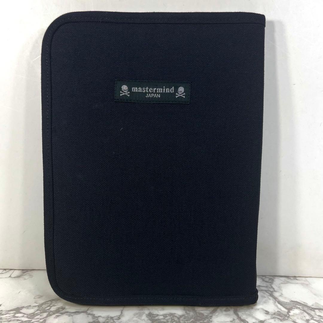 極美品 porter mastermind コラボ タブレットケース スカル刺繍