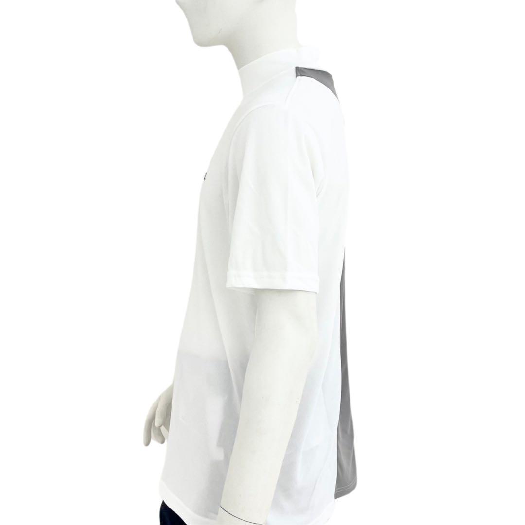 エリートグリップ　ROUGHWATERS 半袖モックネック　ホワイト　LL