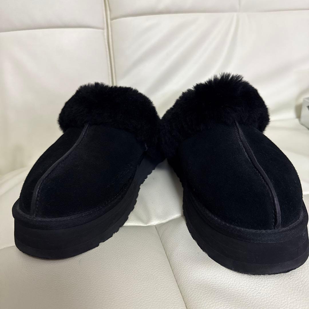 UGG ブラック アグ ディスケット　スリッポン　39