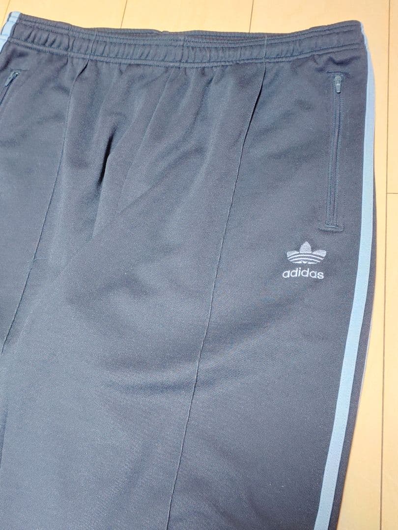 ♦大きめサイズO♦ アディダス ◆９０年代当時もののジャージ上下セット♦水色/紺