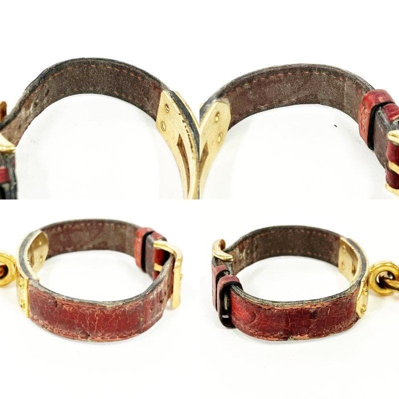 HERMES ケリーウォッチ GP ボルドー系文字盤 クオーツ レディース腕時計