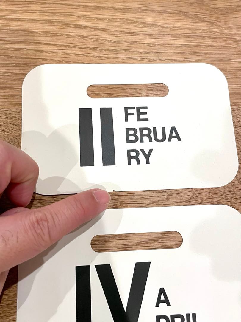 【名作】DANESE / ダネーゼ FORMOSA 万年カレンダー エンツォマリ