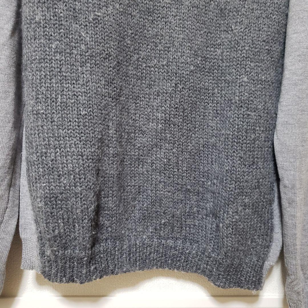 1523様】ミスディアナニールバレットアルパカ混切替ニットMISS DEANNA