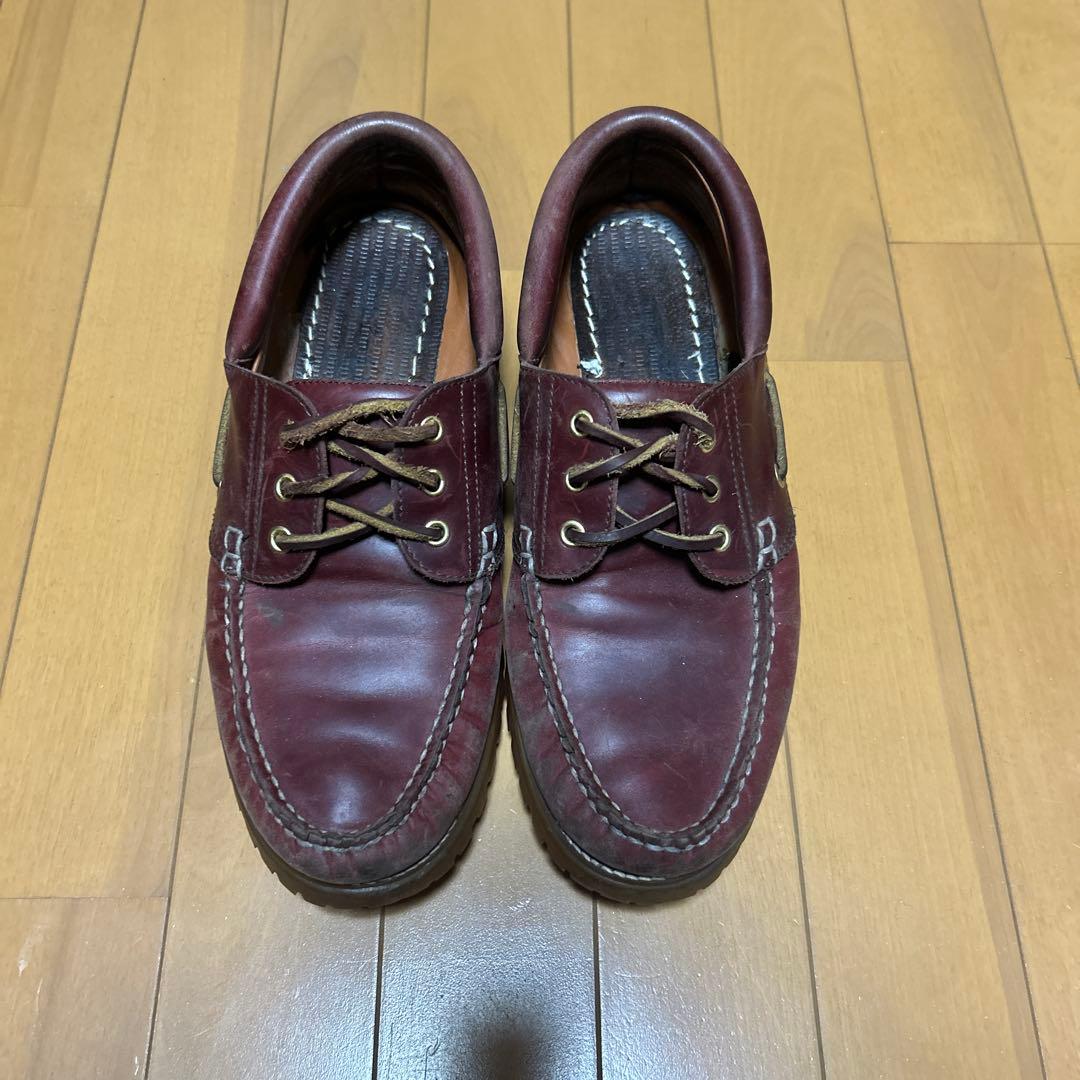 REGAL デッキシューズ　バーガンディ　モカシン　ティンバーランド　3eye似
