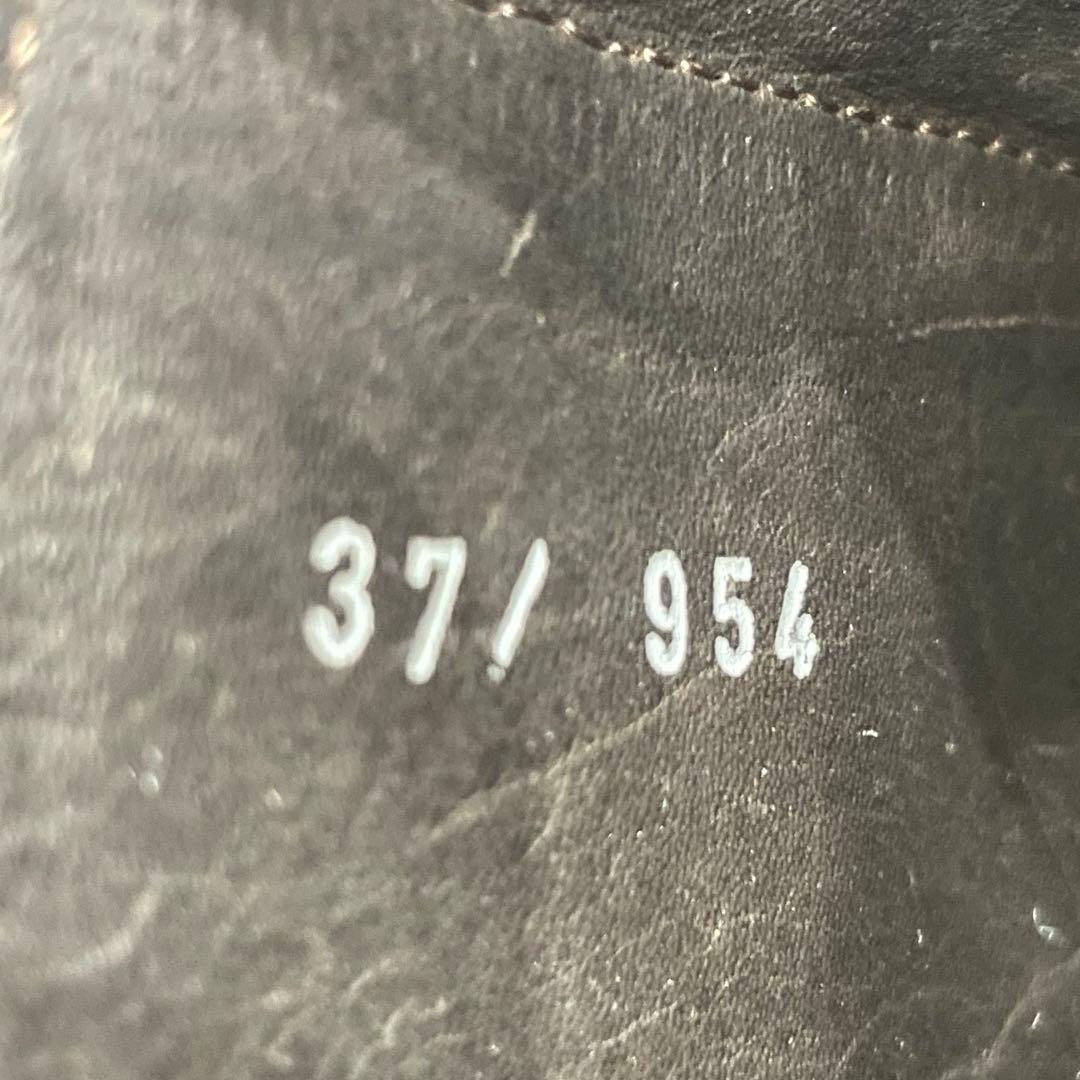 【MARNI】未使用　マルニ レザー ウエスタンブーツ サイドジップ　37