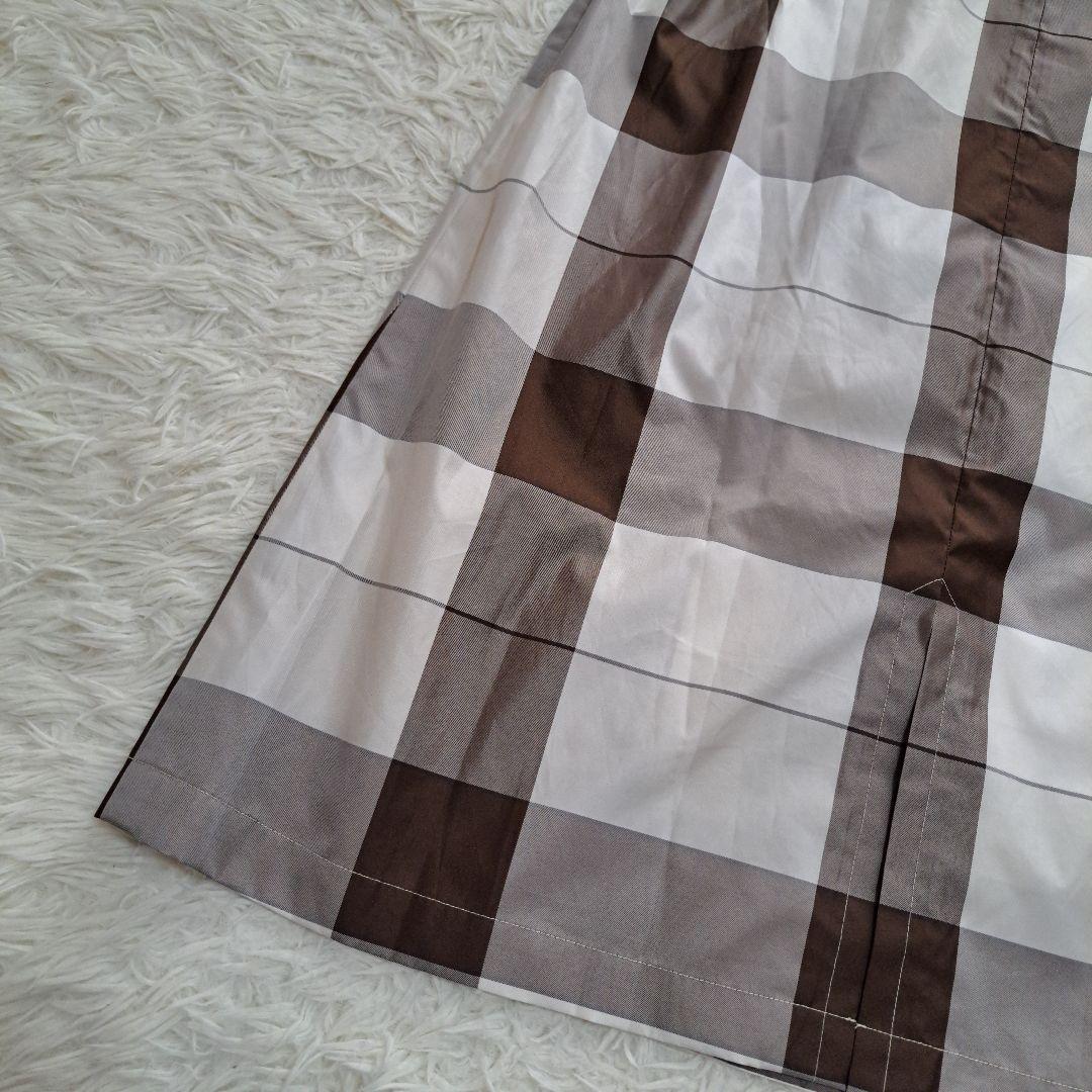 【美品】【Aquascutum】トレンチデザイン チェック レインコート