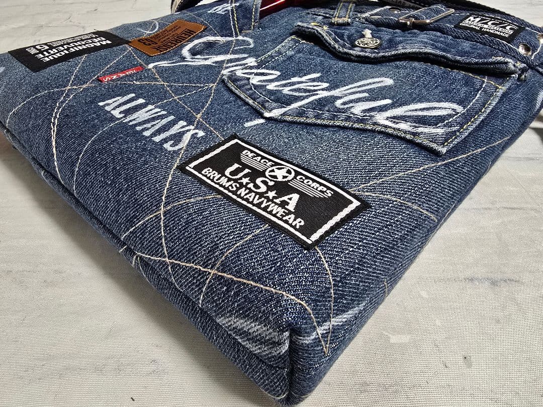 デニムリメイクトートバッグ大きめ ＆サコッシュ 4点 専用