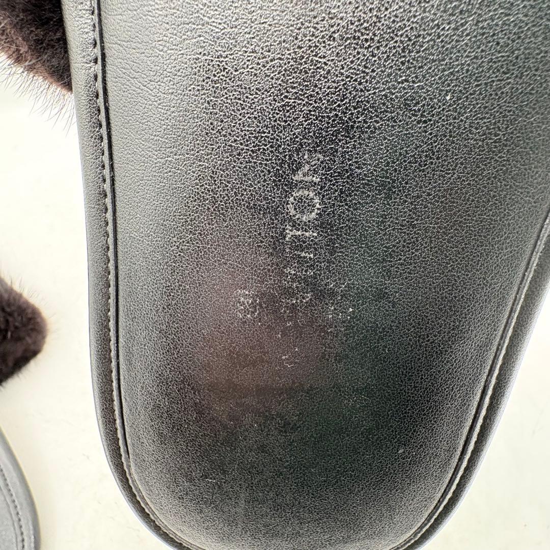 ルイヴィトン ホーミーライン ミンク ミュール 【41〜42】 スリッパ 室内