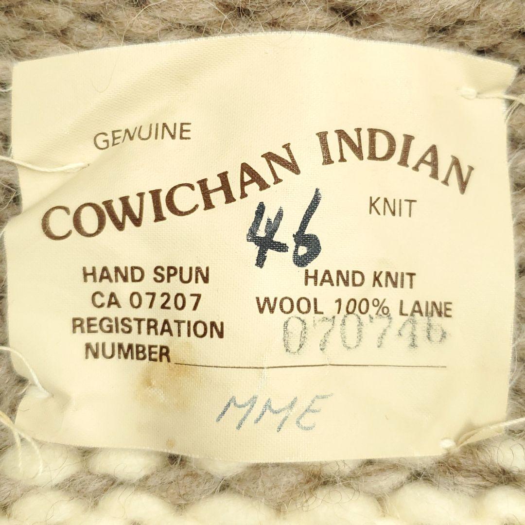 シリアルNo.◆COWICHAN INDIAN◆カナダ製カウチンセーター1129