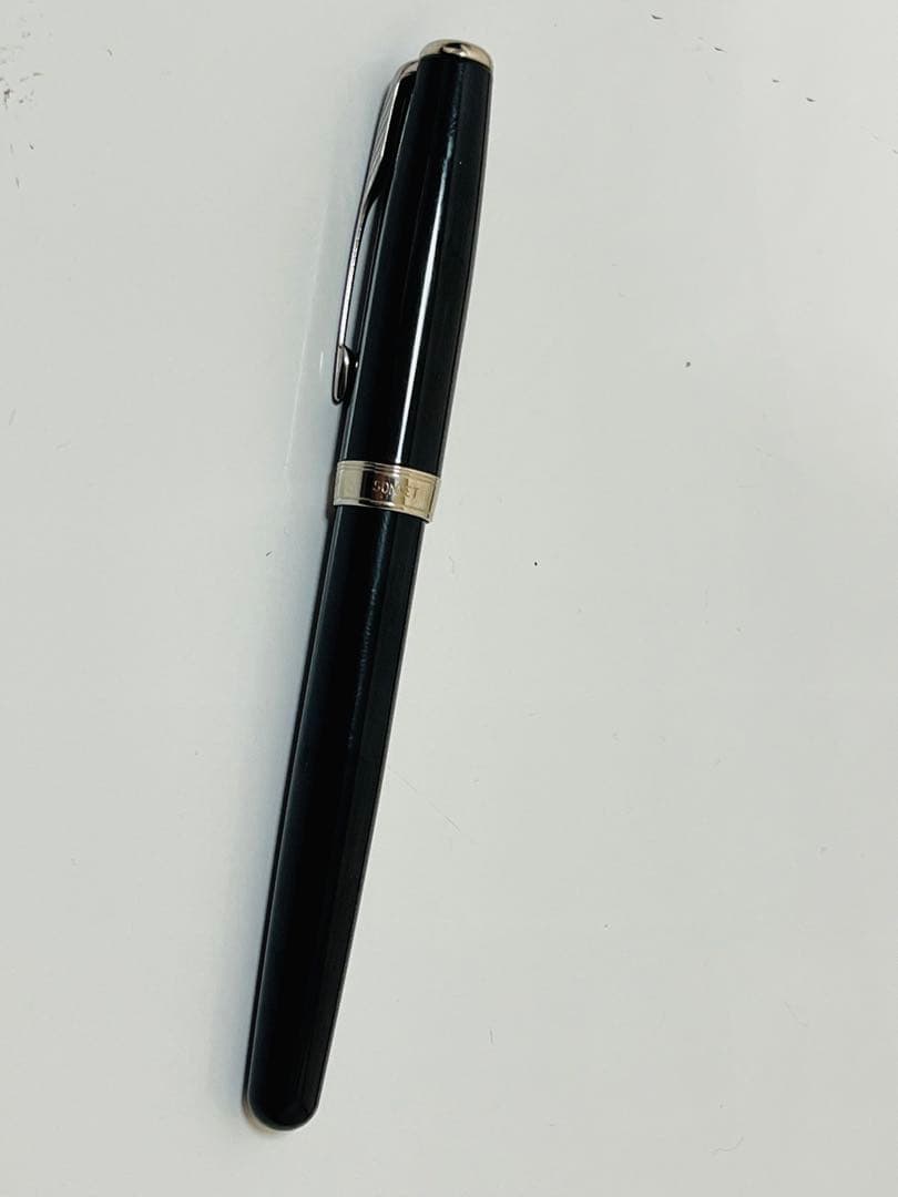Parker ブラック 万年筆 K18 750