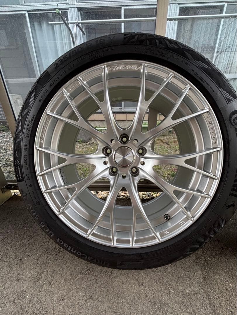 Weds 19インチ ホイールセット 235/50R19 ウェッズスポーツ