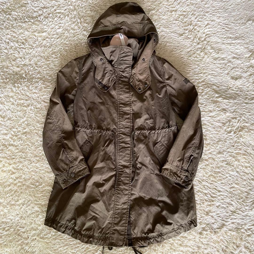 TATRAS タトラス フード付きモッズコート カーキ 03