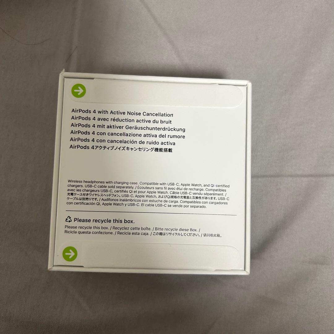 【新品未使用・未開封】AirPods 4 アクティブノイズキャンセリング搭載