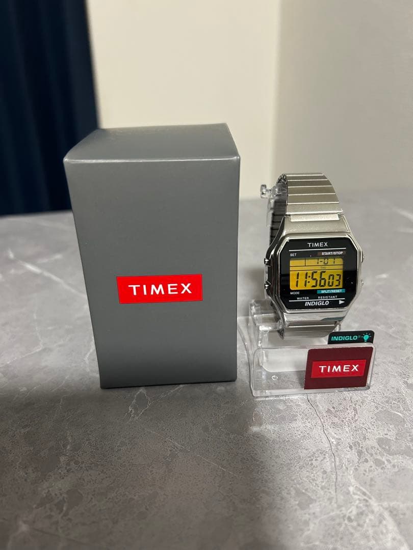 【未使用】TIMEX T78587 デジタル腕時計 INDIGLO