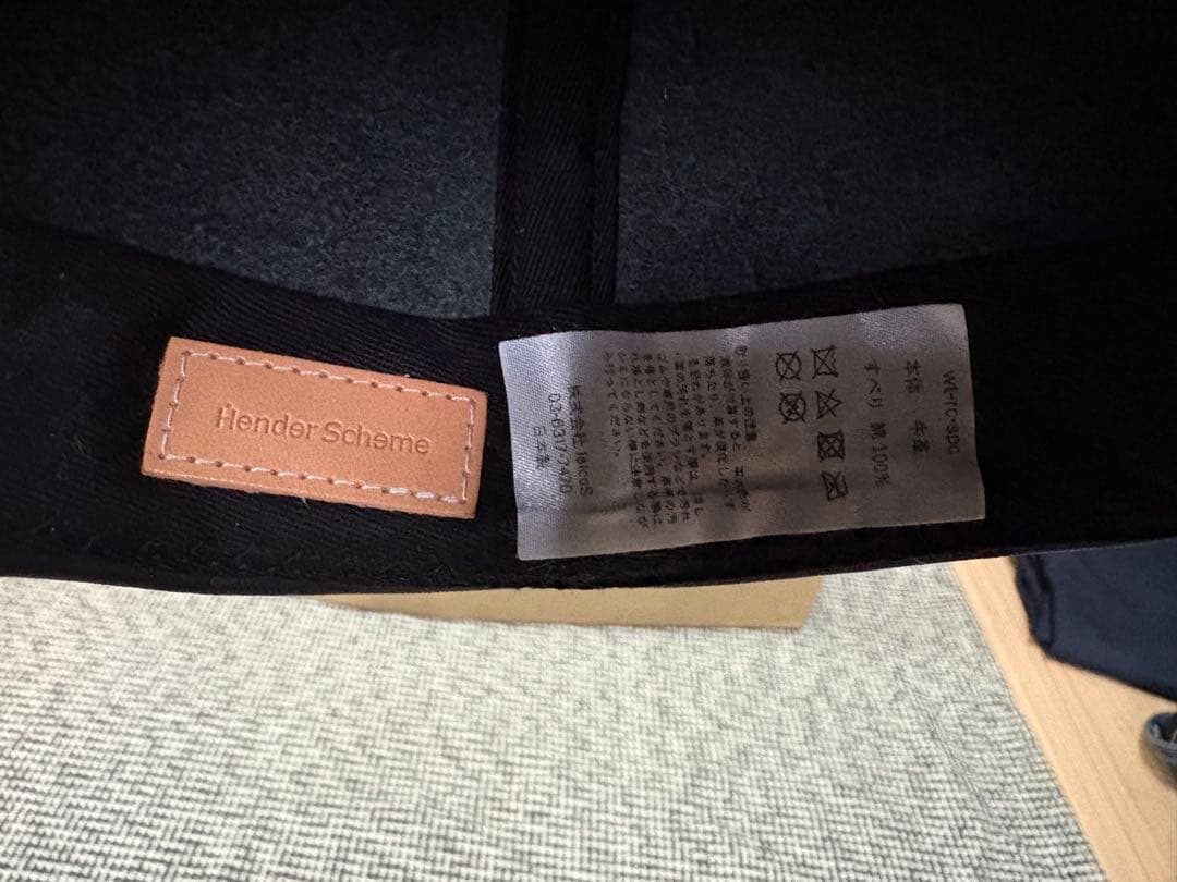 【新品】6 Panel Cap / Hender Scheme