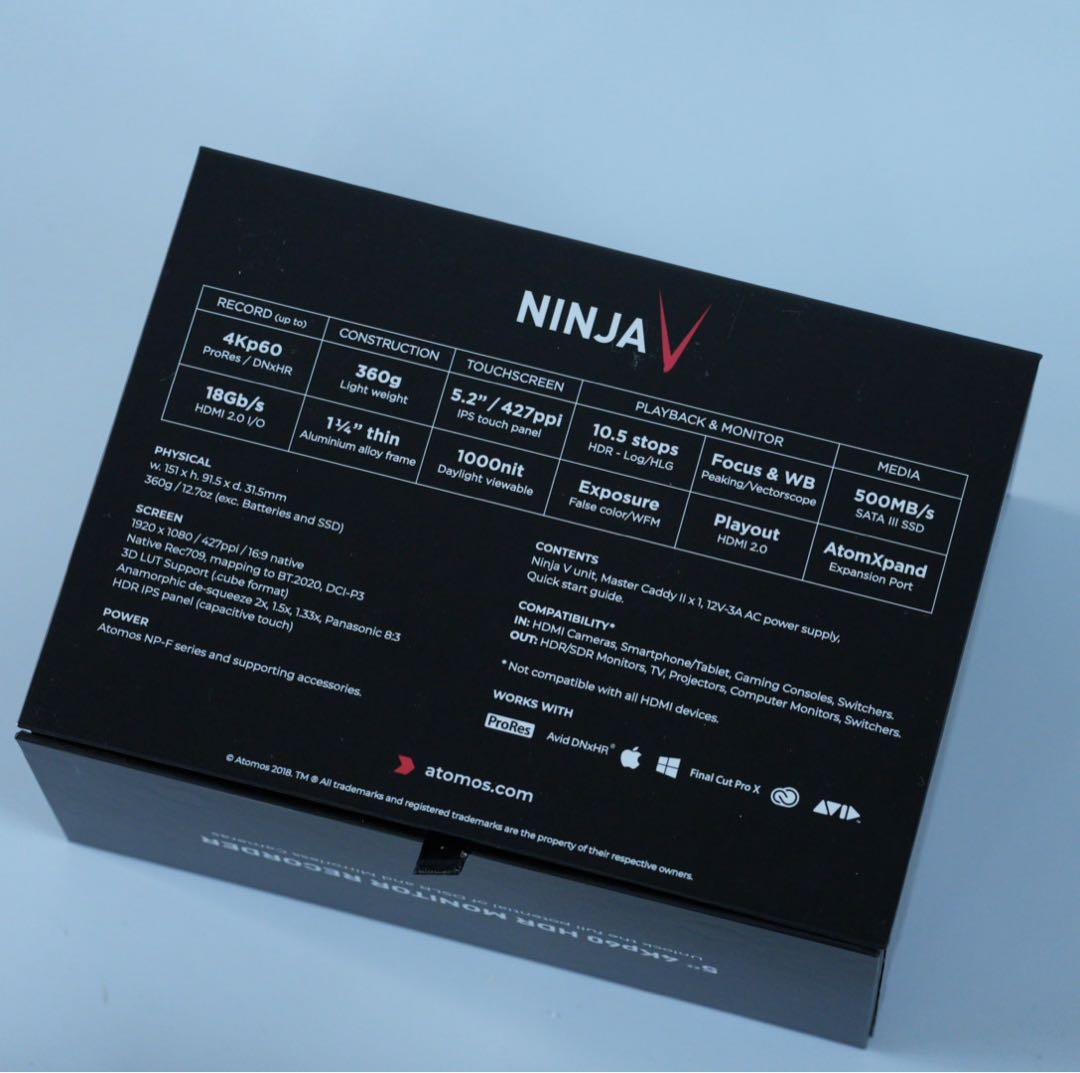 【完動品・美品】Ninja V 4K60P HDR Monitor