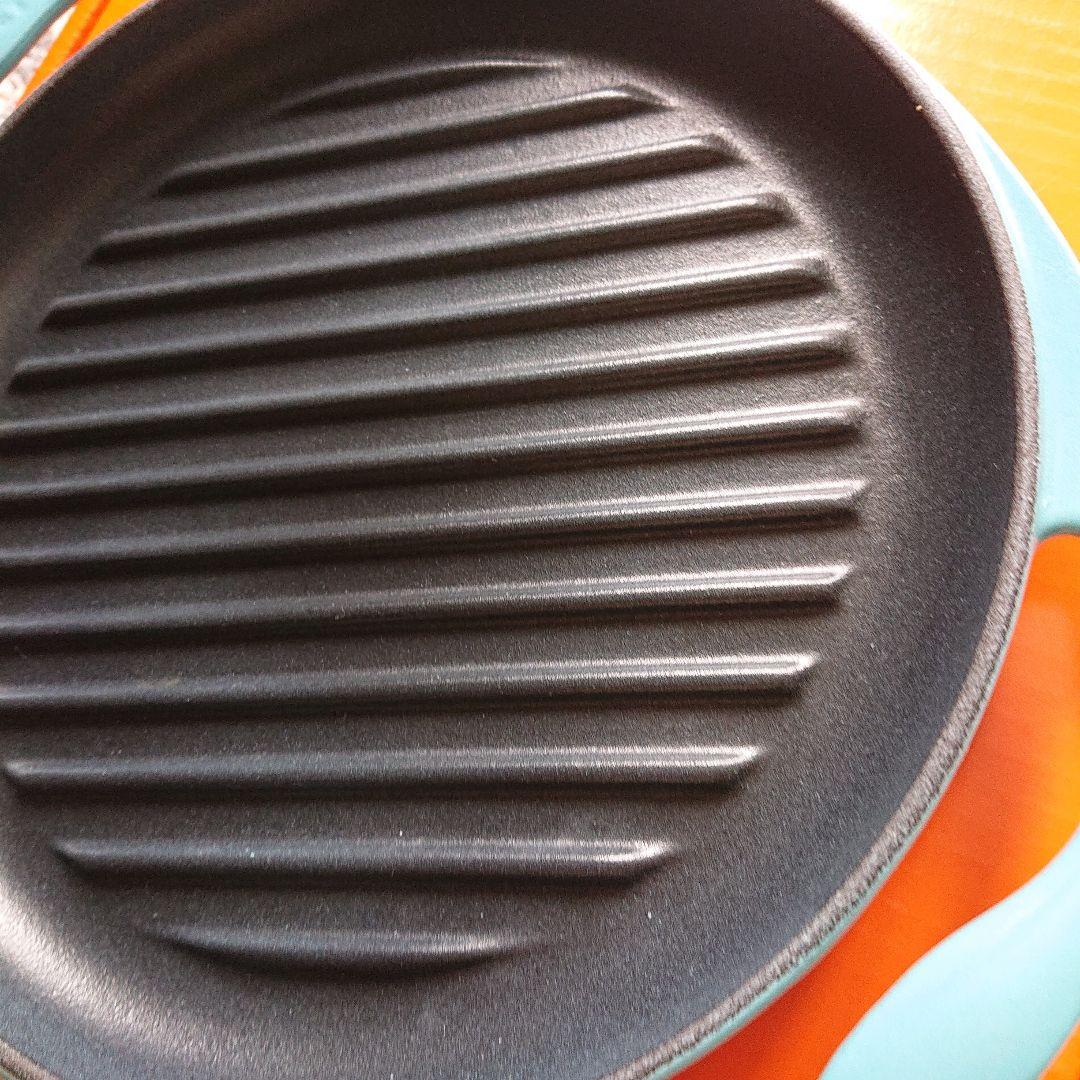 ル・クルーゼ グリルパン ターコイズ 25センチ